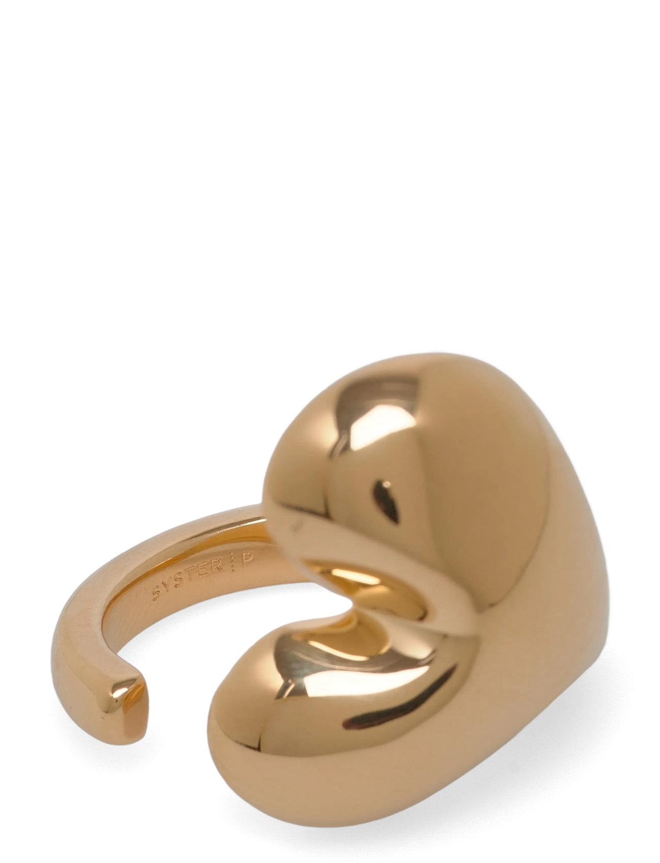 SYSTER P Bolded Heart Ring Gold Gold - 7 - Damen
