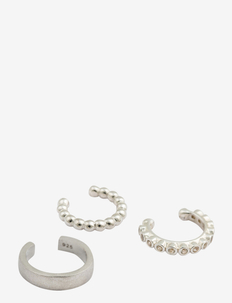 Mini Cuff Collection Sparkle And Shine Silver - ear cuffs - silver