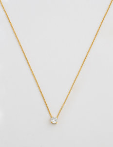 Minimalistica Solo Nova necklace gold - hangandi hálsmen - gold