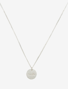 MINIMALISTICA BREATHE NECKLACE SILVER - pendant necklaces - silver