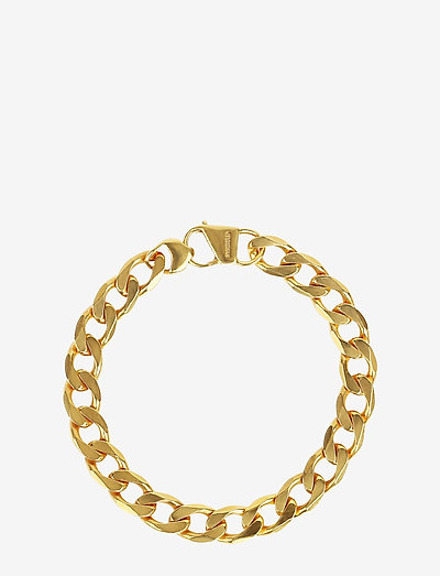 Links Curb Chain Bracelet Gold - kettingarmbanden - gold
