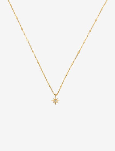 North Star Short Necklace Gold - kettingen met hanger - gold