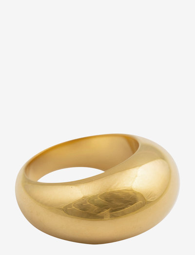 Bolded Big Ring Gold - ringen - gold