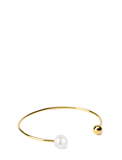 Syster P Pearly Double Pearl Bangle White - Bangles | Boozt.com