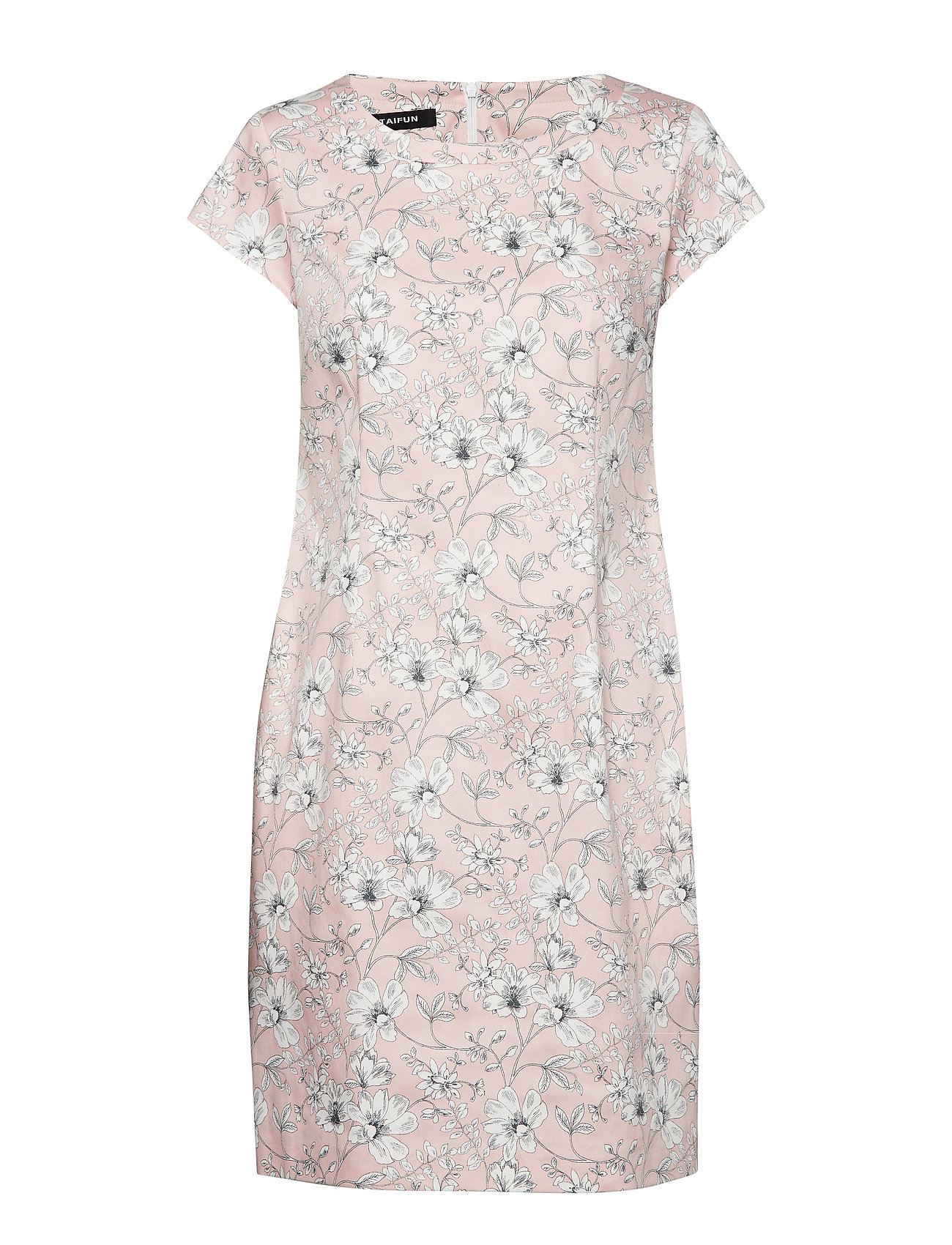 Dress Woven Fabric Korte Jurk Roze Taifun taifun kopen in de aanbieding