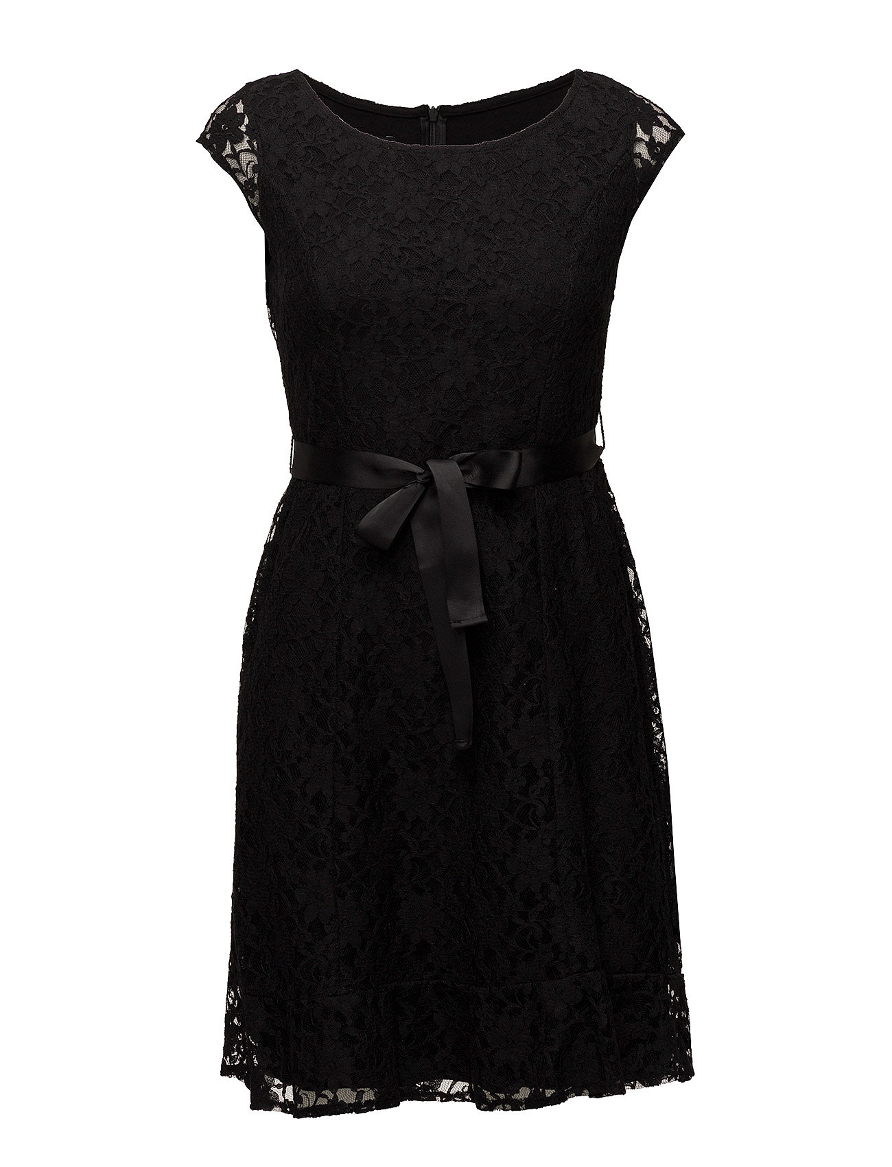 Dress Woven Fabric Jurk Zwart Taifun taifun kopen in de aanbieding