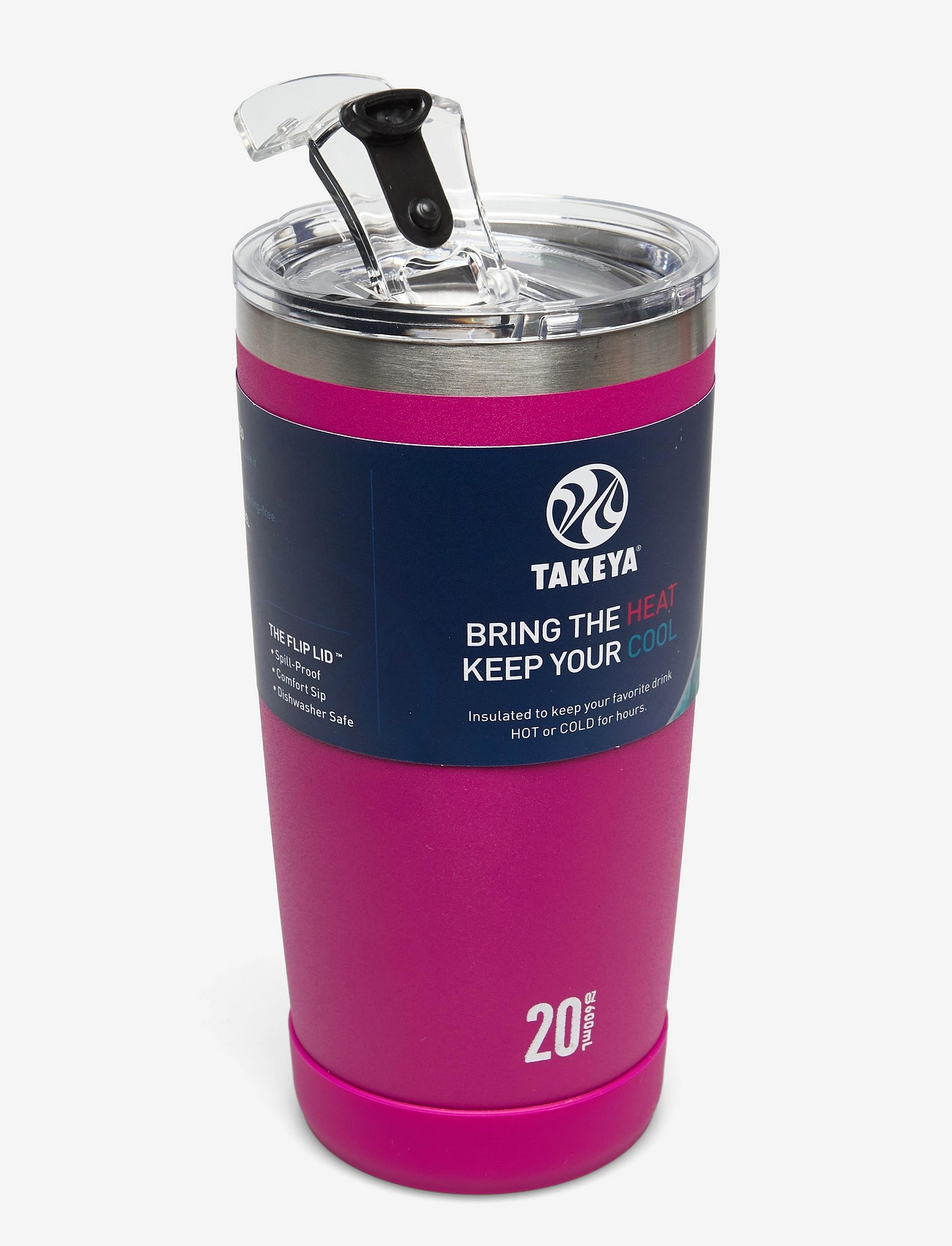 Takeya Takeya Actives Insulated Tumblers 20oz/600ml Fuchsia Thermal