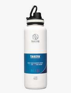 TAKEYA Originals Insulated Bottle 40oz/1,2L White - wasserflaschen & glasflaschen - white