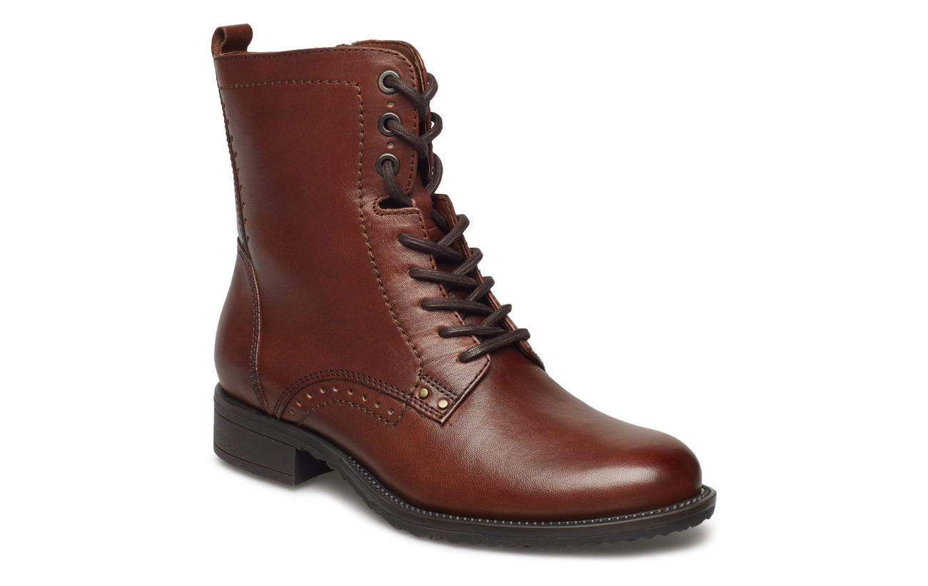 Semelle Woms Tamaris Empeigne Cognac Boots Cuir Extérieure Synthetic Cnpqwgz