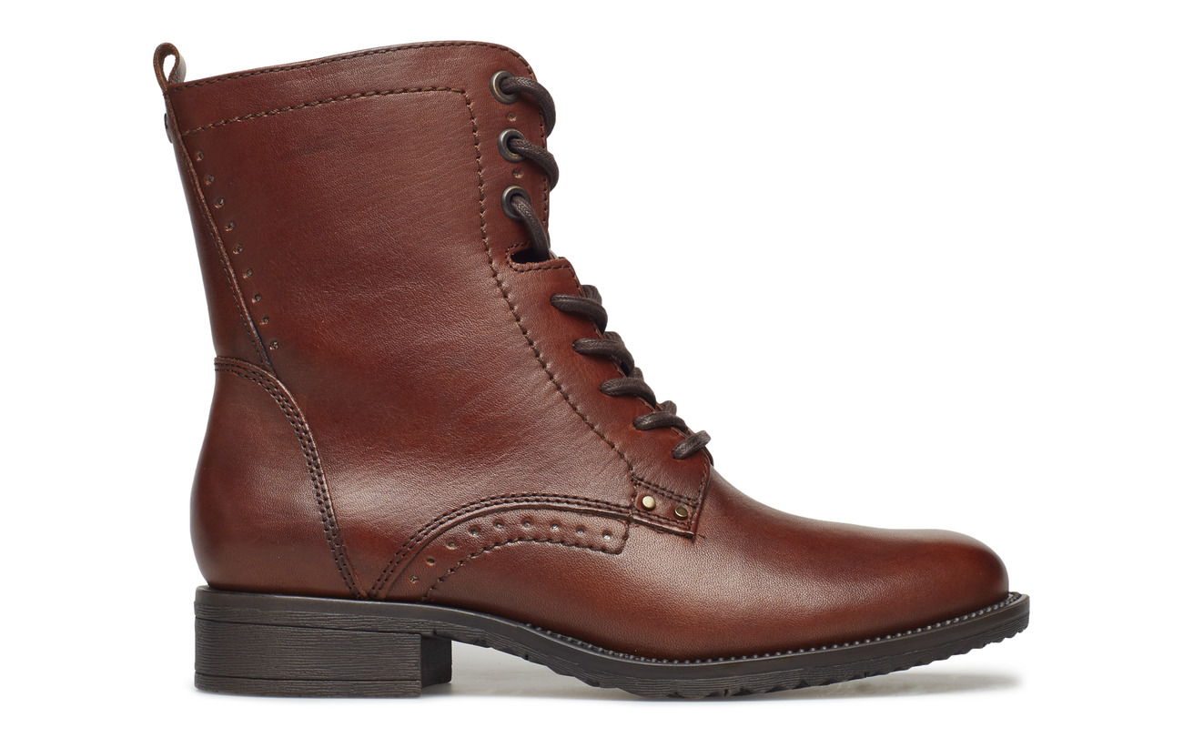 Semelle Woms Tamaris Empeigne Cognac Boots Cuir Extérieure Synthetic Cnpqwgz