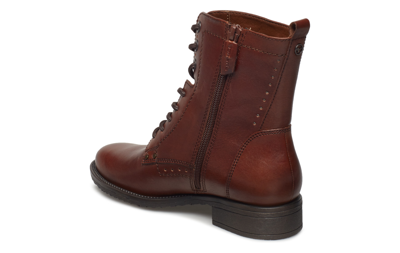 Semelle Woms Tamaris Empeigne Cognac Boots Cuir Extérieure Synthetic Cnpqwgz