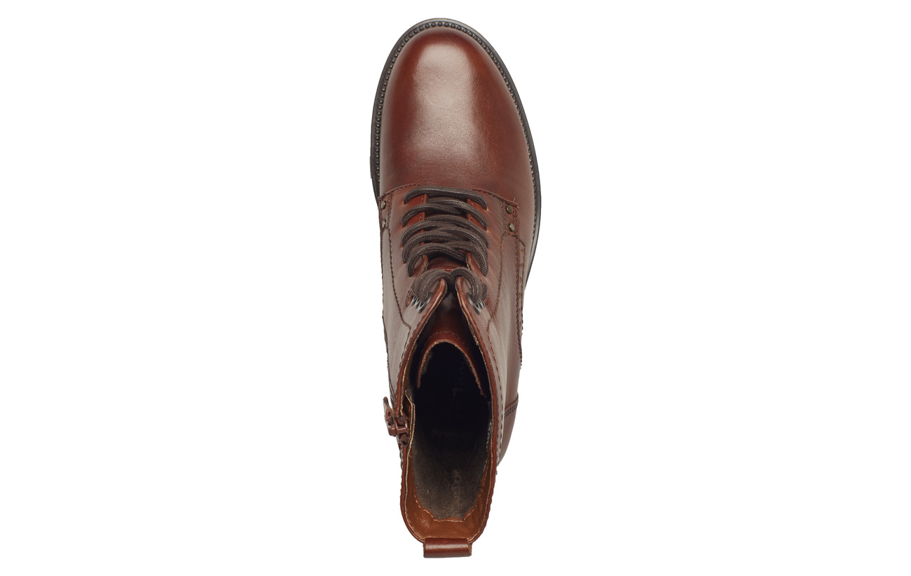 Semelle Woms Tamaris Empeigne Cognac Boots Cuir Extérieure Synthetic Cnpqwgz