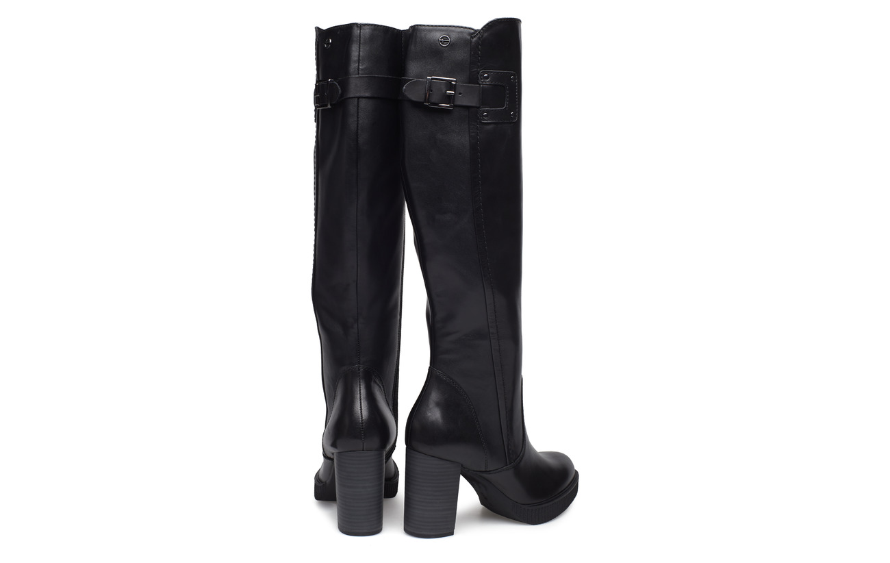 Boots Empeigne Woms Synthetic Semelle Extérieure Tamaris Black Cuir 5tZ5qH