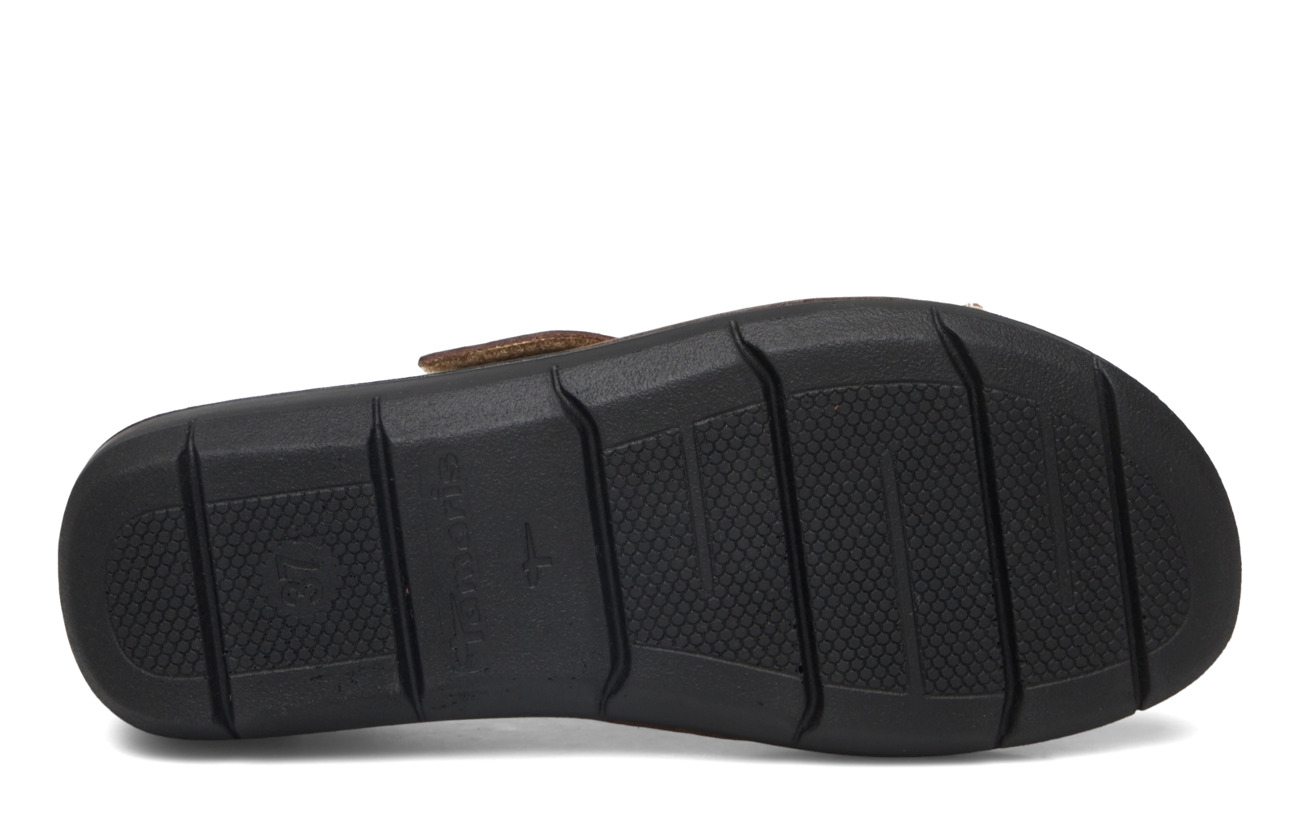 Synthetic Tamaris Empeigne Woms Semelle Cuir Taupe Extérieure Slides qqpWcHfg