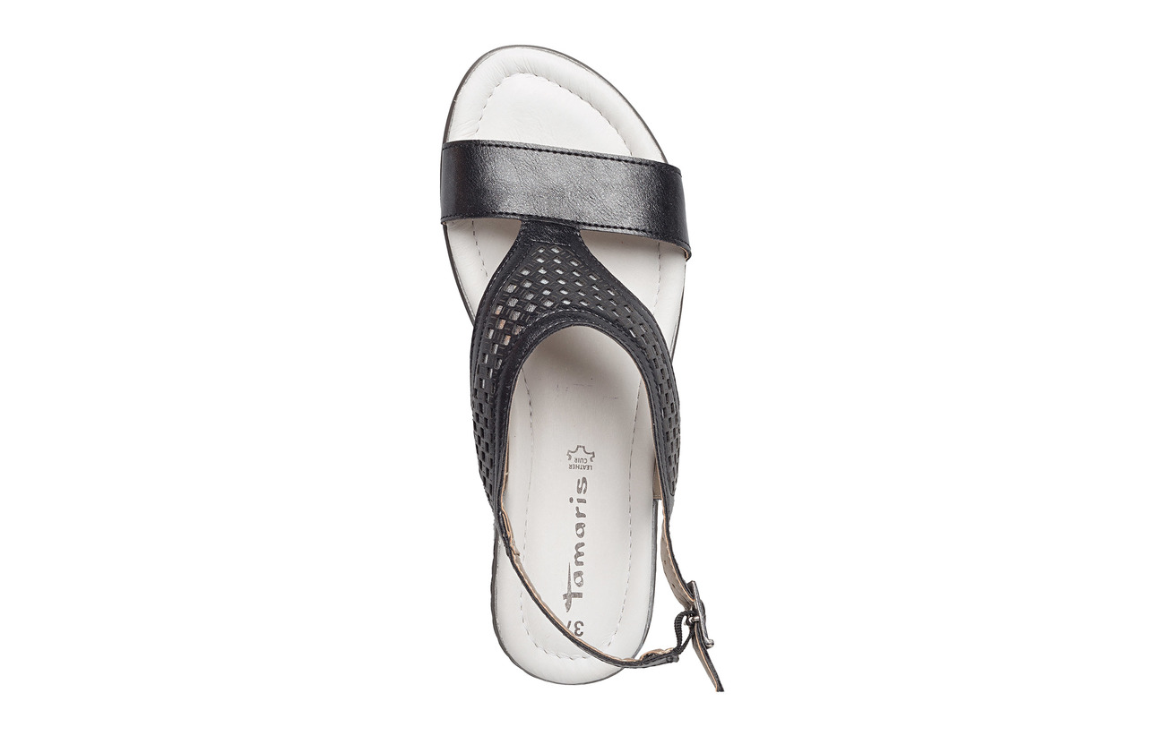 Semelle Synthetic silv Empeigne Woms Met Tamaris Blk Sandals Extérieure nqwYv0