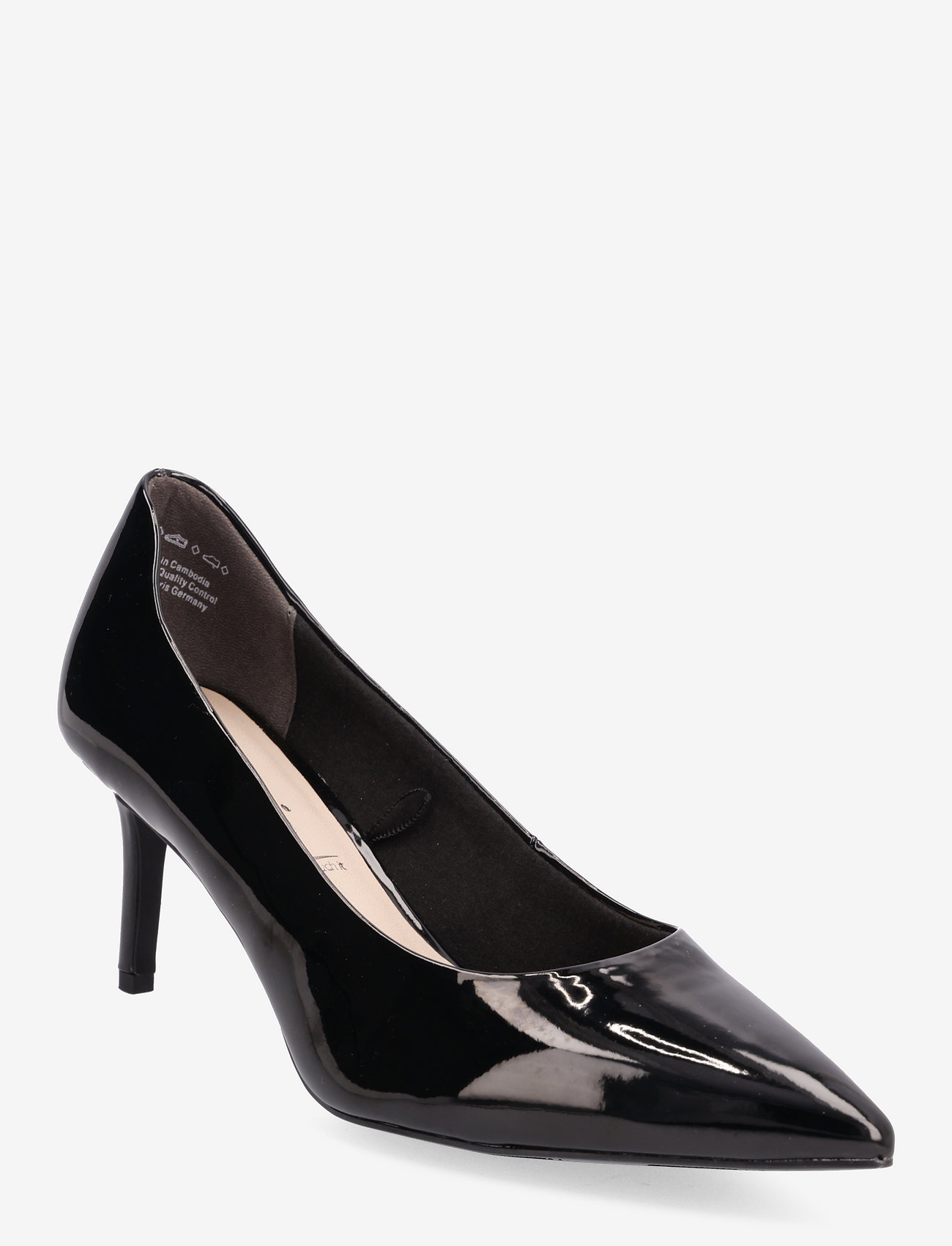 tamaris pumps black patent