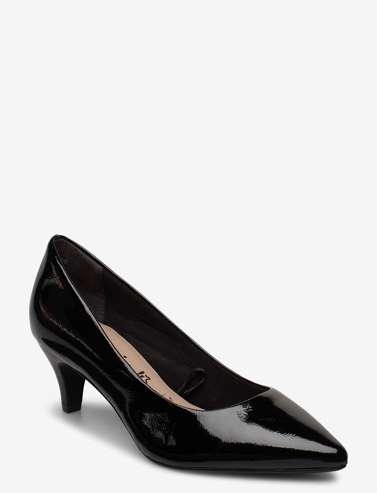 tamaris black patent shoes