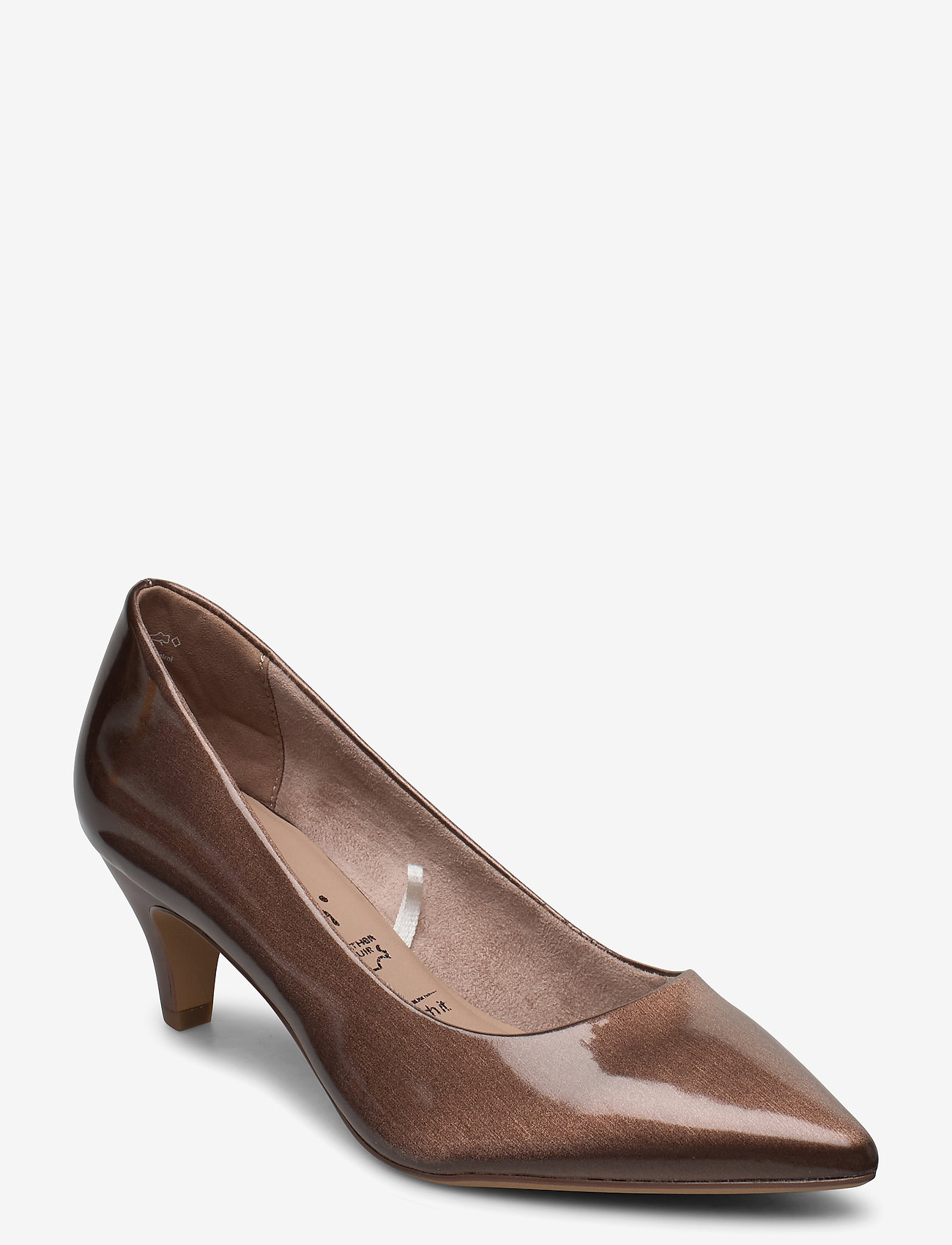 copper shoes heels