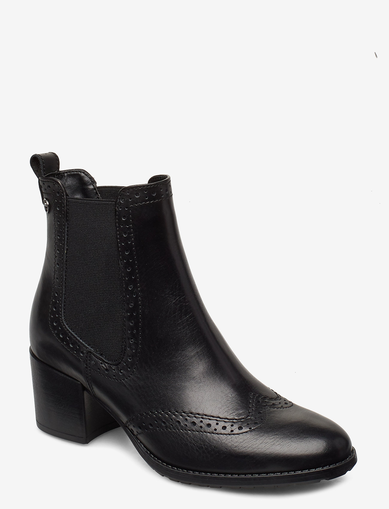 Woms Boots (Black Leather) (59.96 