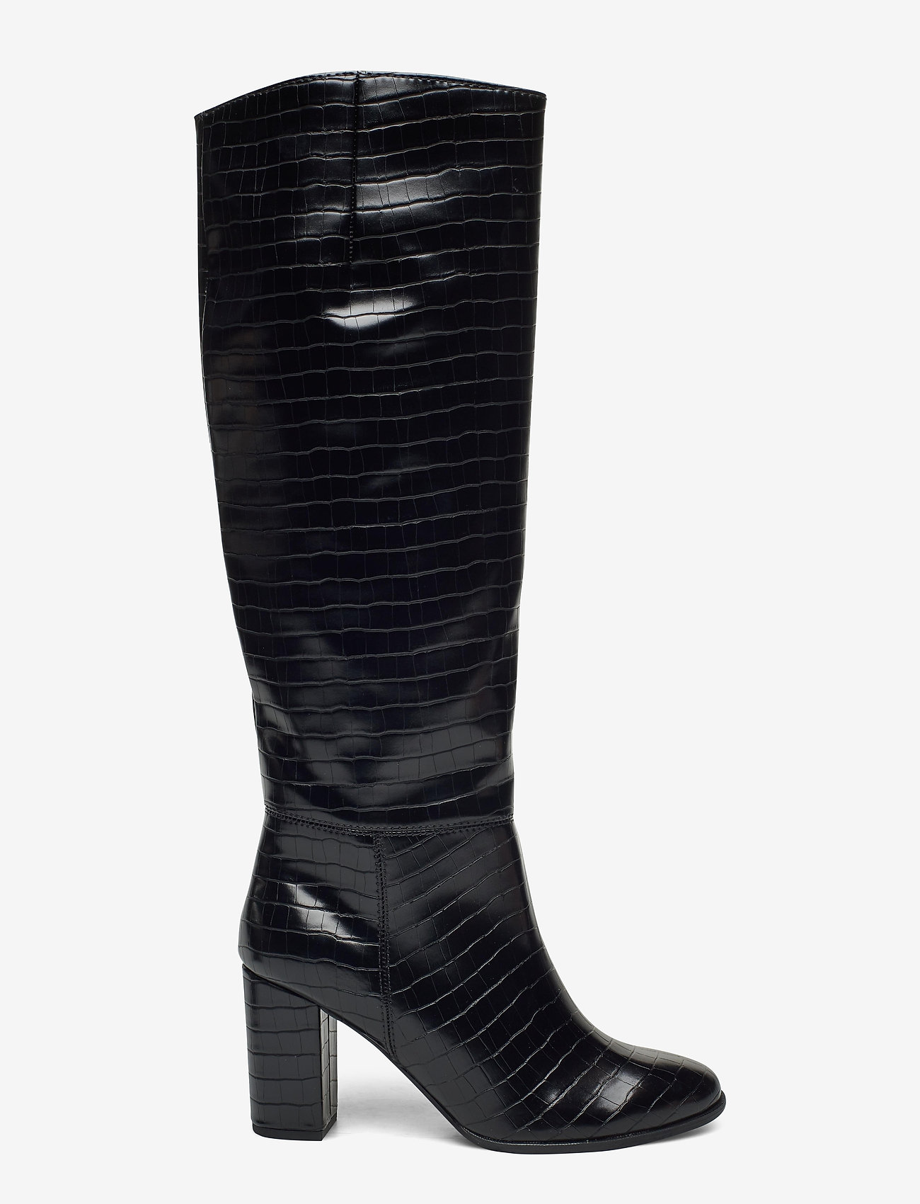 Woms Boots (Black Croco) (59.97 