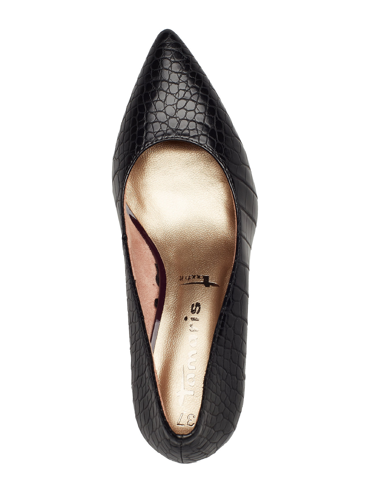CrocoTamaris Shoeblack Woms Woms Court Court CrocoTamaris Shoeblack mnO0v8yNw