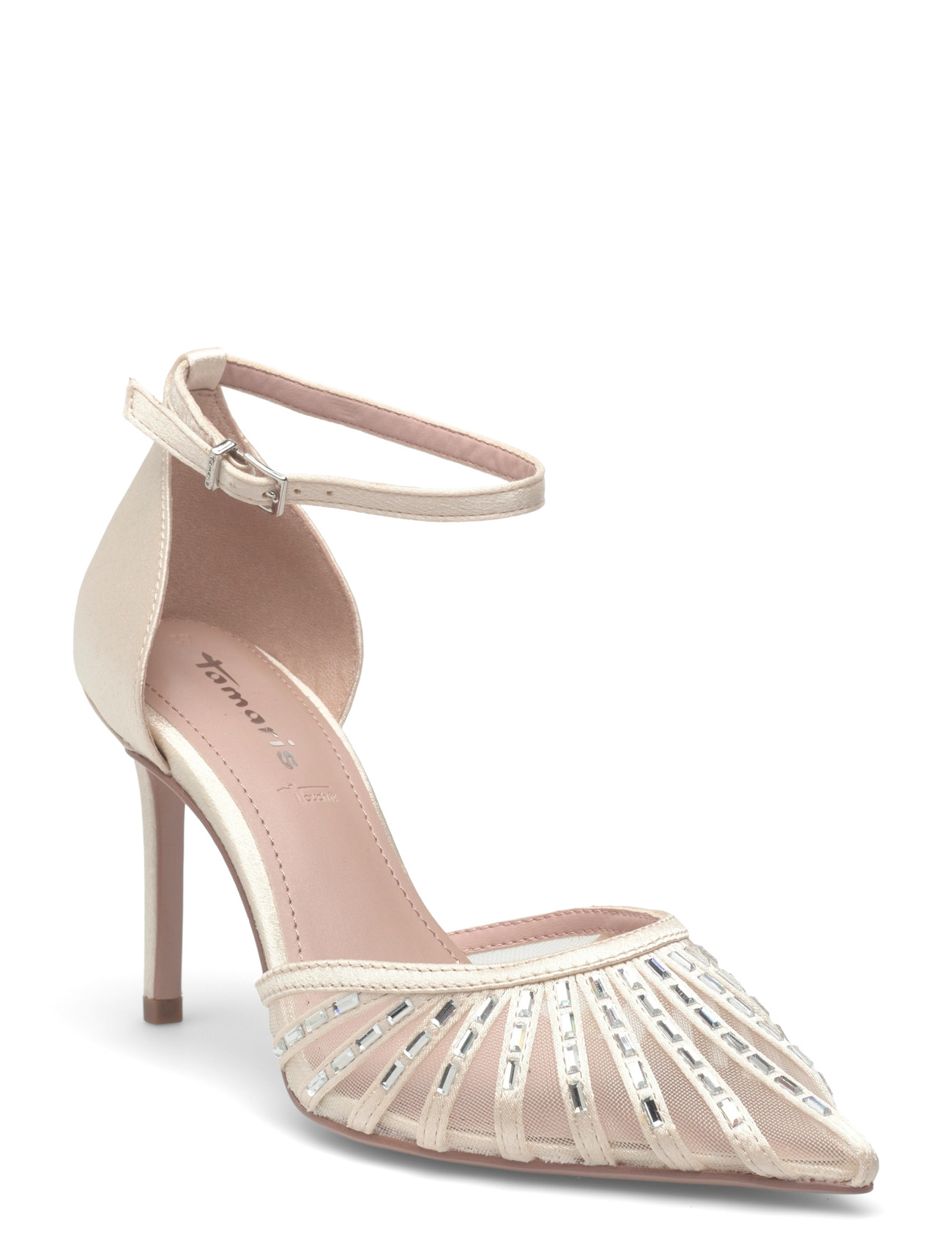 Tamaris Women Court Sho, 38, Cream, Hæle > Pumps, Dame