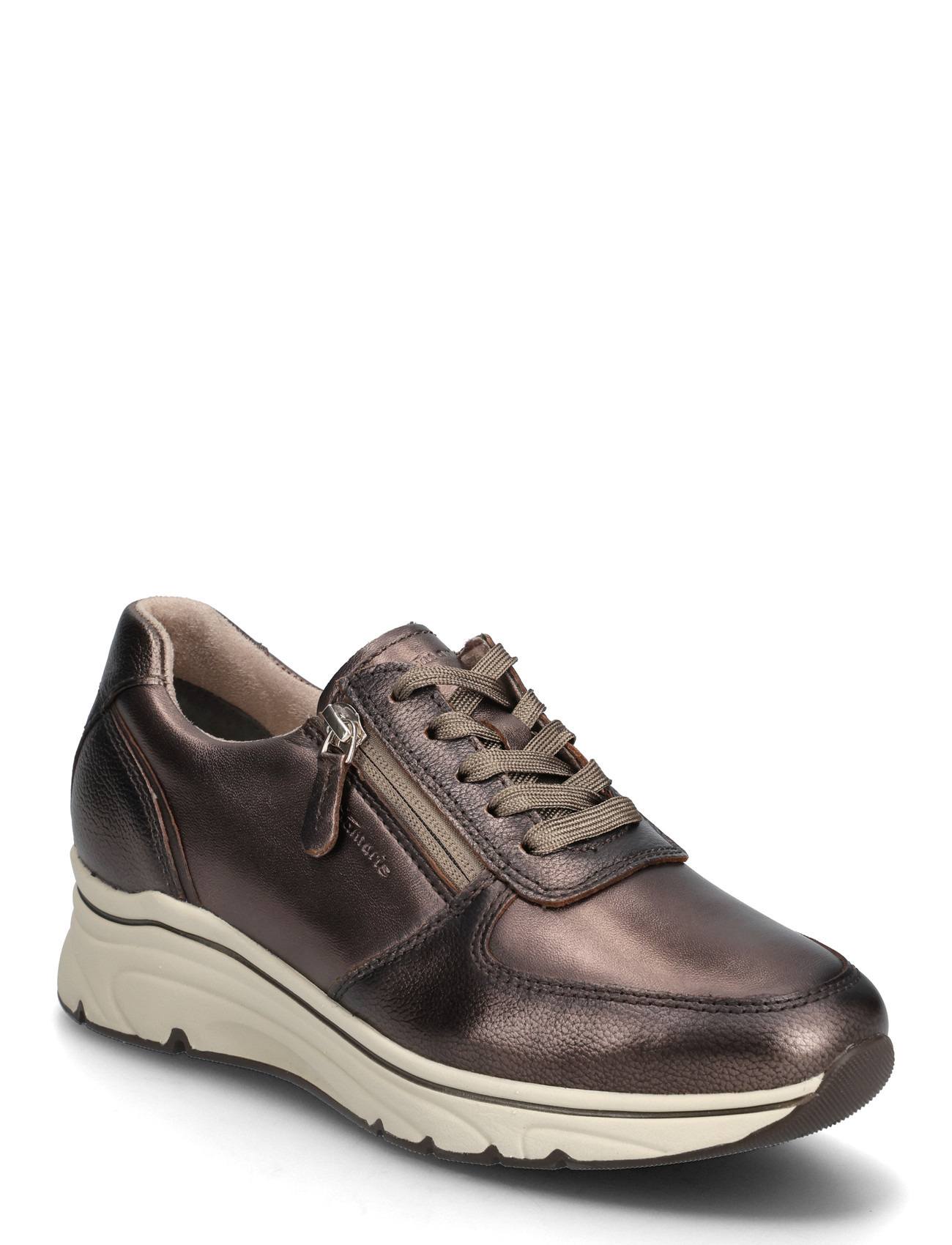 Tamaris Women Lace-Up, 41, Brown, Sneakers > Sneakers Med Lav Top, Dame