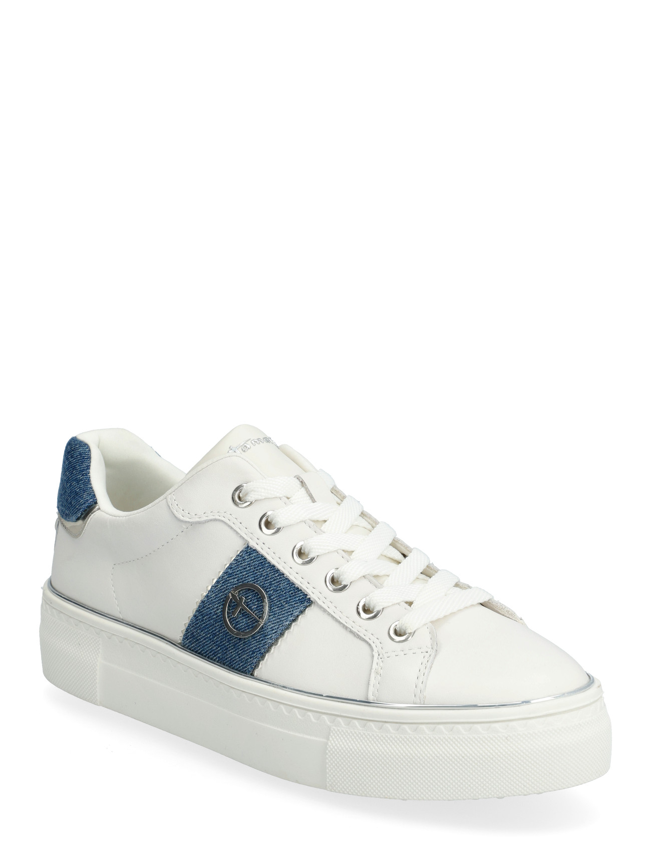 Tamaris Women Lace-Up, 36, White, Sneakers > Sneakers Med Lav Top, Dame