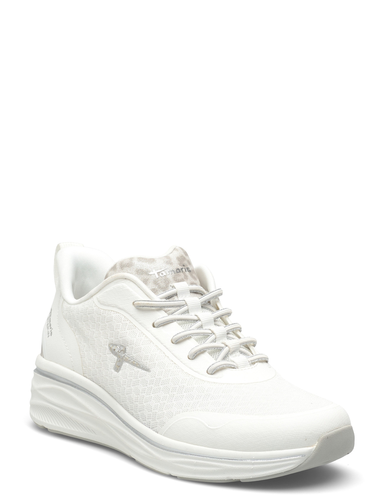 Tamaris Women Lace-Up, 42, White, Sneakers > Sneakers Med Lav Top, Dame