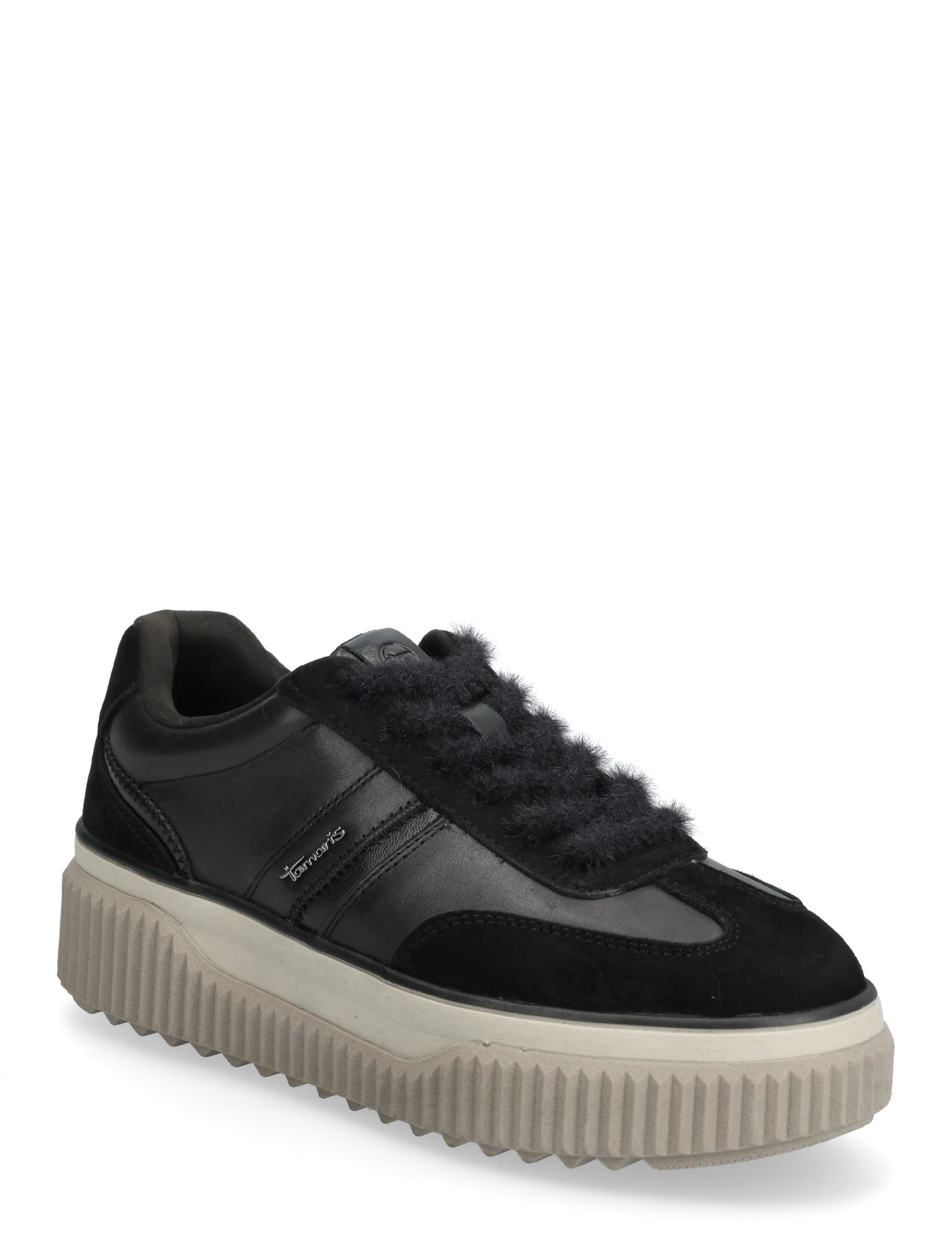 Tamaris Women Lace-Up, 40, Black, Sneakers > Chunky Sneakers, Dame