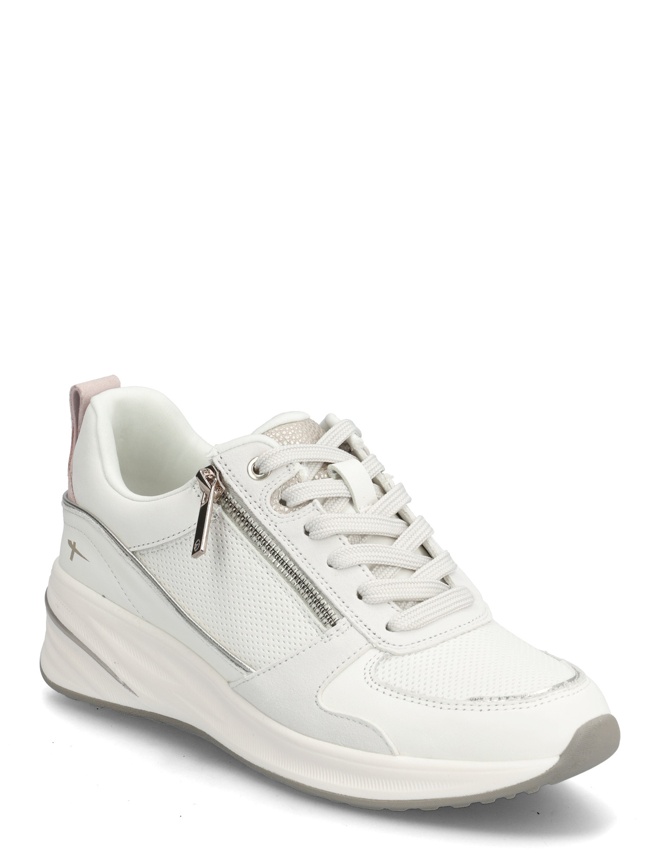 Tamaris Women Lace-Up, 41, White, Sneakers > Sneakers Med Lav Top, Dame