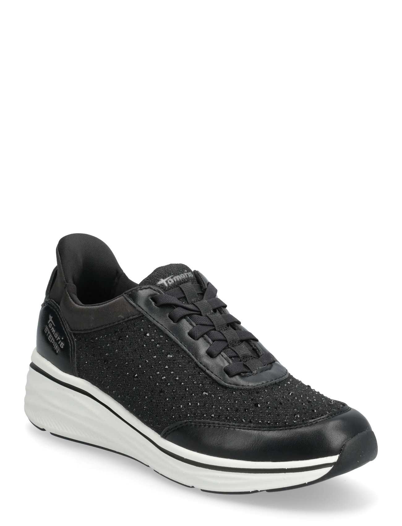 Tamaris Women Lace-Up, 41, Black, Sneakers > Sneakers Med Lav Top, Dame