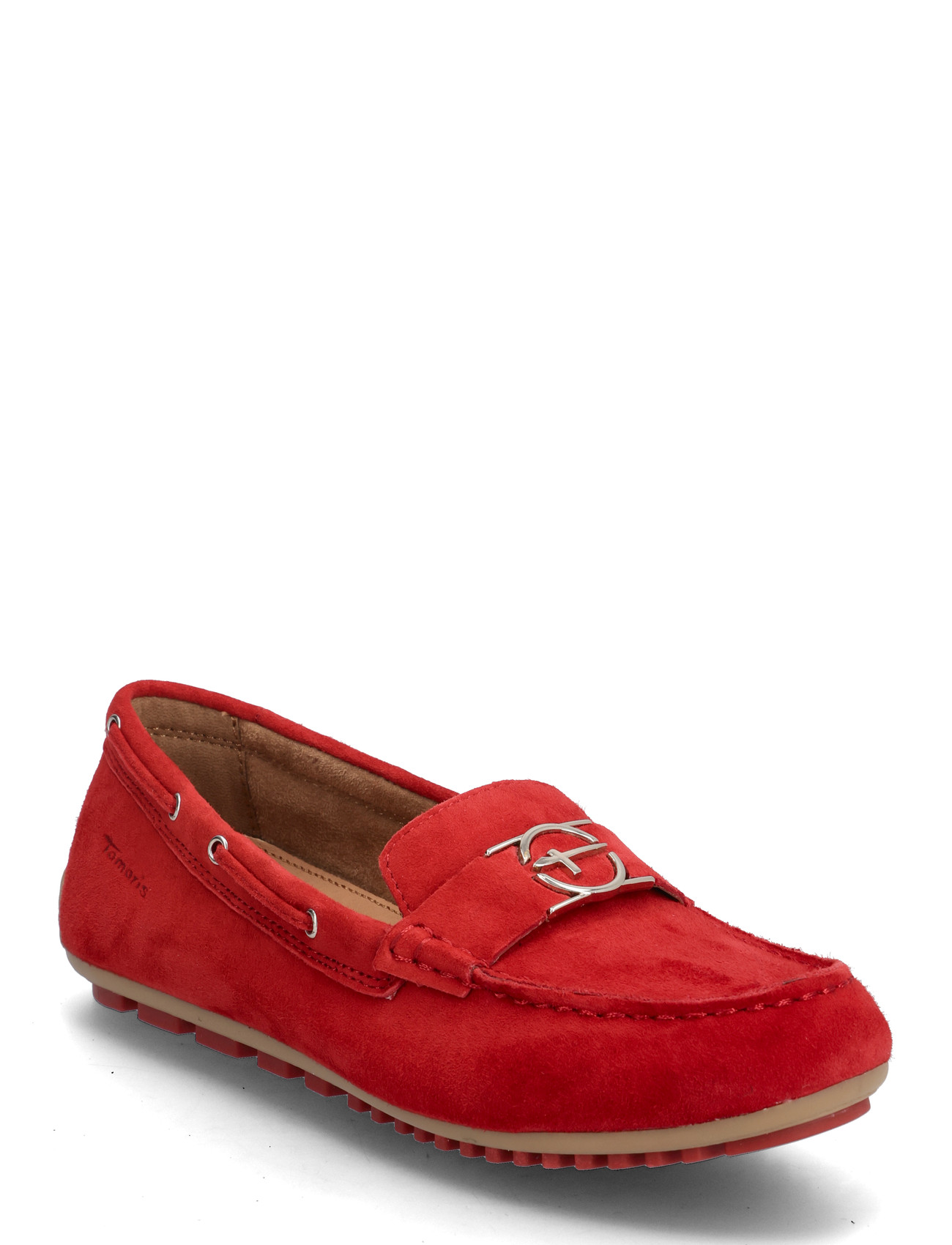Tamaris Women Slip-On, 38, Red, Sko > Flat Loafers, Dame