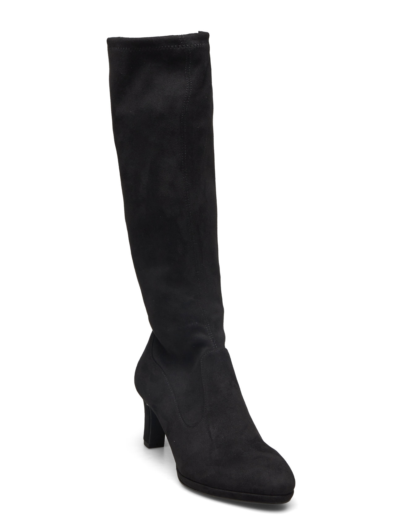 Women Boots Lange Støvler Black Tamaris