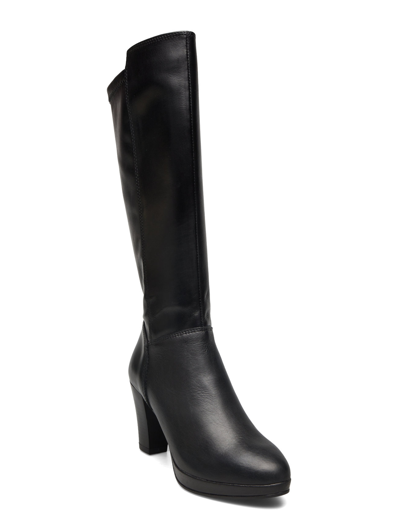 Women Boots Lange Støvler Black Tamaris