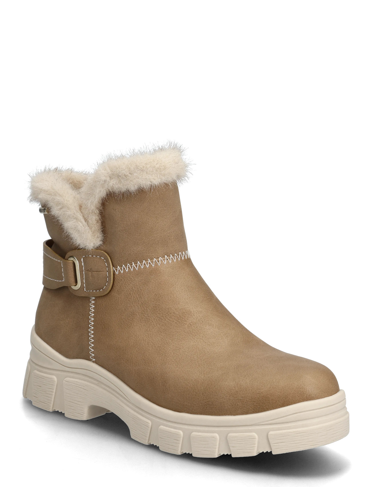 Tamaris Women Boots, 41, Beige, Ankelstøvler > Ankelstøvler Med Flad Hæl, Dame