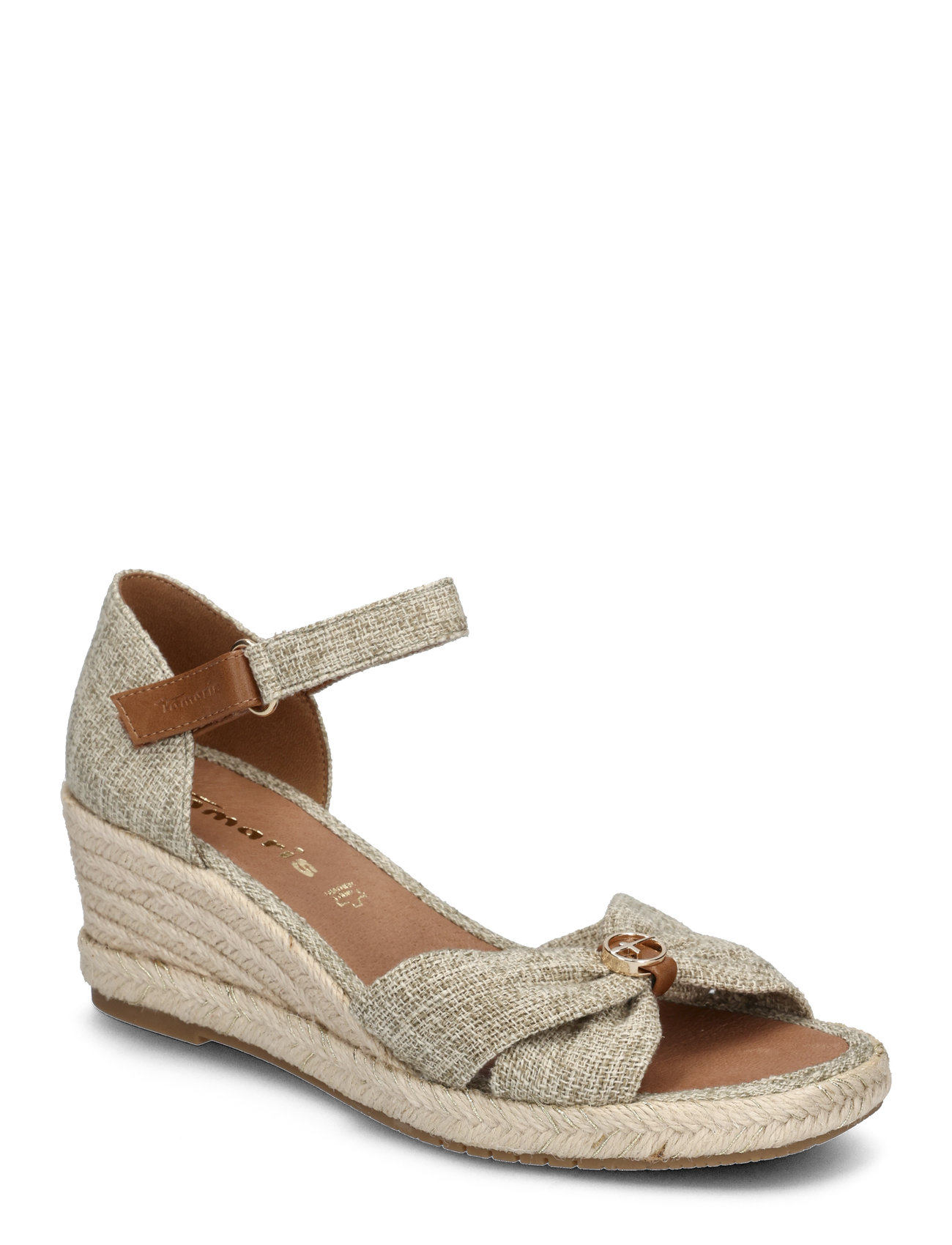 Women Sandals Sko Med Kilehæl Beige Tamaris