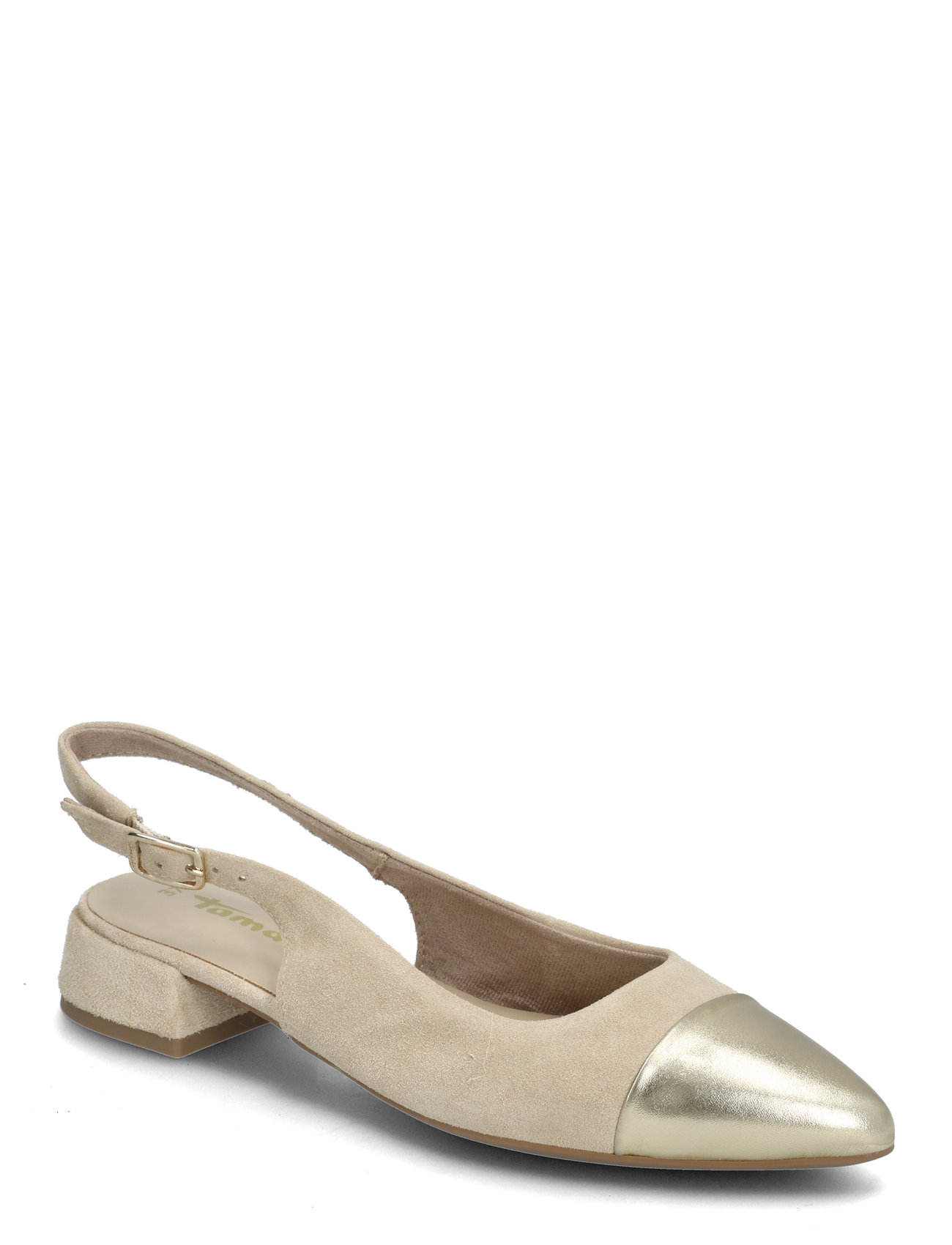 Women Sling Shoes Slingbacks Flat Slingbacks Cream Tamaris
