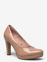 Woms Court Shoe - ALMOND PATENT