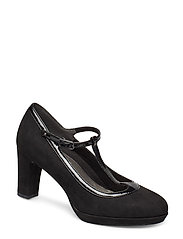 Tamaris Woms Slip-on - Sko med hæl BLACK - Sko Spesialtilbud Tamaris Woms Slip-on - Sko med hæl BLACK - Sko Spesialtilbud