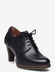 Woms Lace-up - heeled ankle boots - black