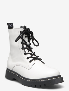 Woms Boots - flade ankelstøvler - white
