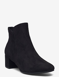 Woms Boots - ankelstøvler med hæl - black