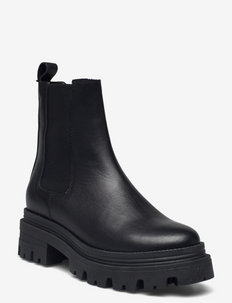 Woms Boots - „chelsea“ stiliaus aulinukai - black leather