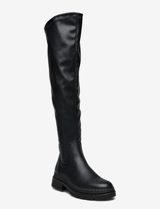 Woms Boots - pitkävartiset saappaat - black