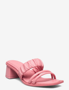 Woms Slides - heeled sandals - flamingo