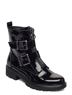 Platta ankelboots | Stort utbud av nya styles | Woms Boots (Anthracite) (779.40 kr) Tamaris |