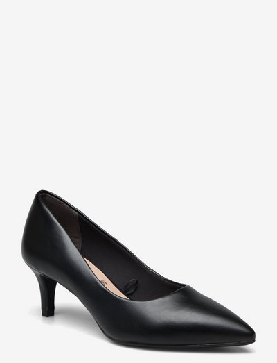 Woms Court Shoe - klasiskas augstpapēžu kurpes - black matt