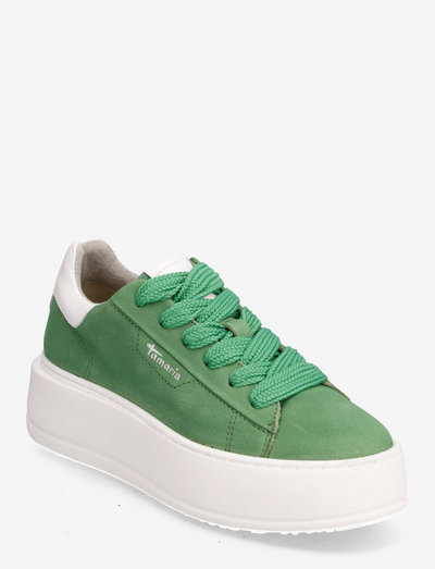 Woms Lace-up - masīvi sportiskā stila apavi - green