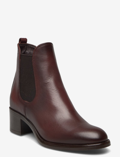 Woms Boots - heeled ankle boots - cafe